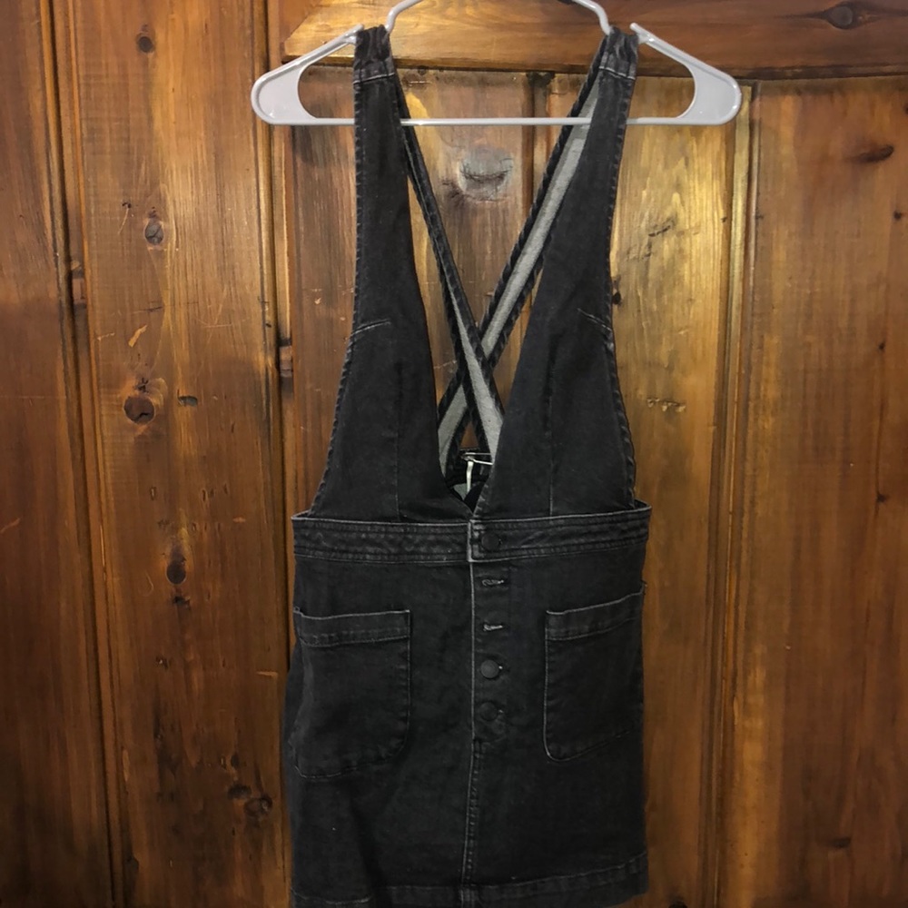 Free people overall jean dress